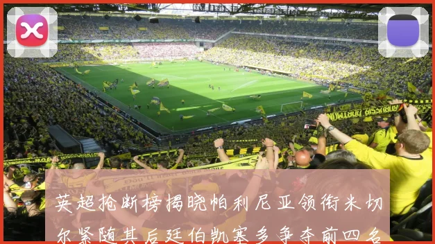 英超抢断榜揭晓帕利尼亚领衔米切尔紧随其后廷伯凯塞多争夺前四名